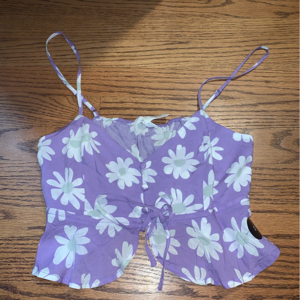 Flower tank top